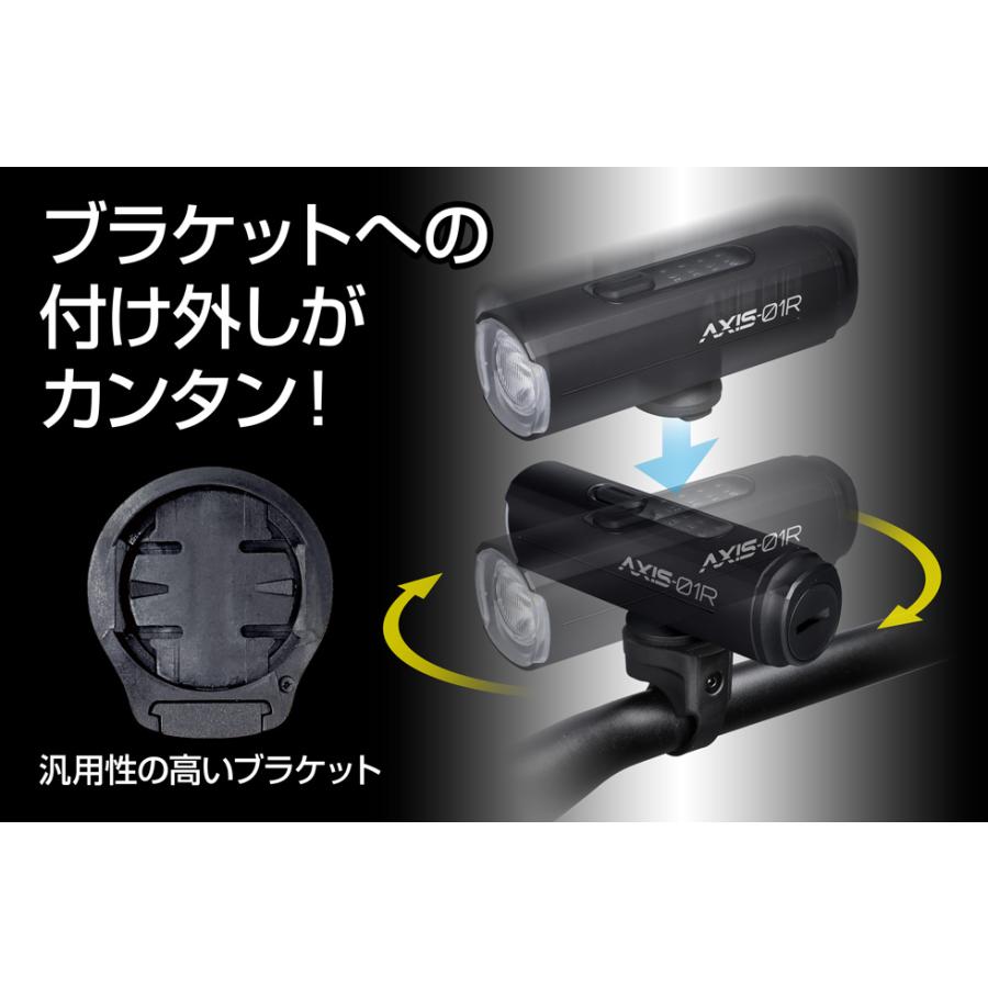 GENTOS（ジェントス） バイクライト LED 充電 充電式 Cタイプ Type-C