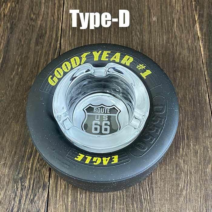 タイヤ 灰皿 アシュトレイ 懐かしい 小物入れ GOODYEAR ルート66