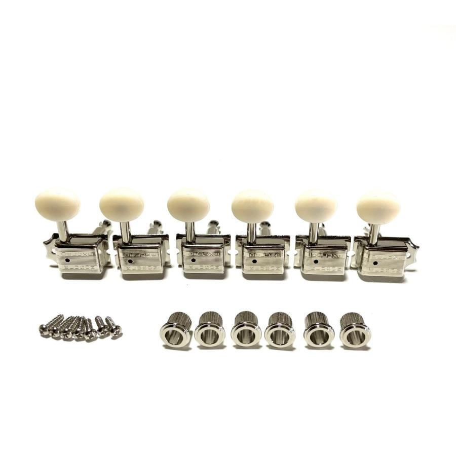 クルーソン ペグ フェンダータイプ 2列刻印 プラスチックボタン Kluson