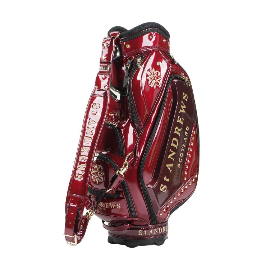 セント・アンドリュース St ANDREWS エナメルキャディバッグ : GDO