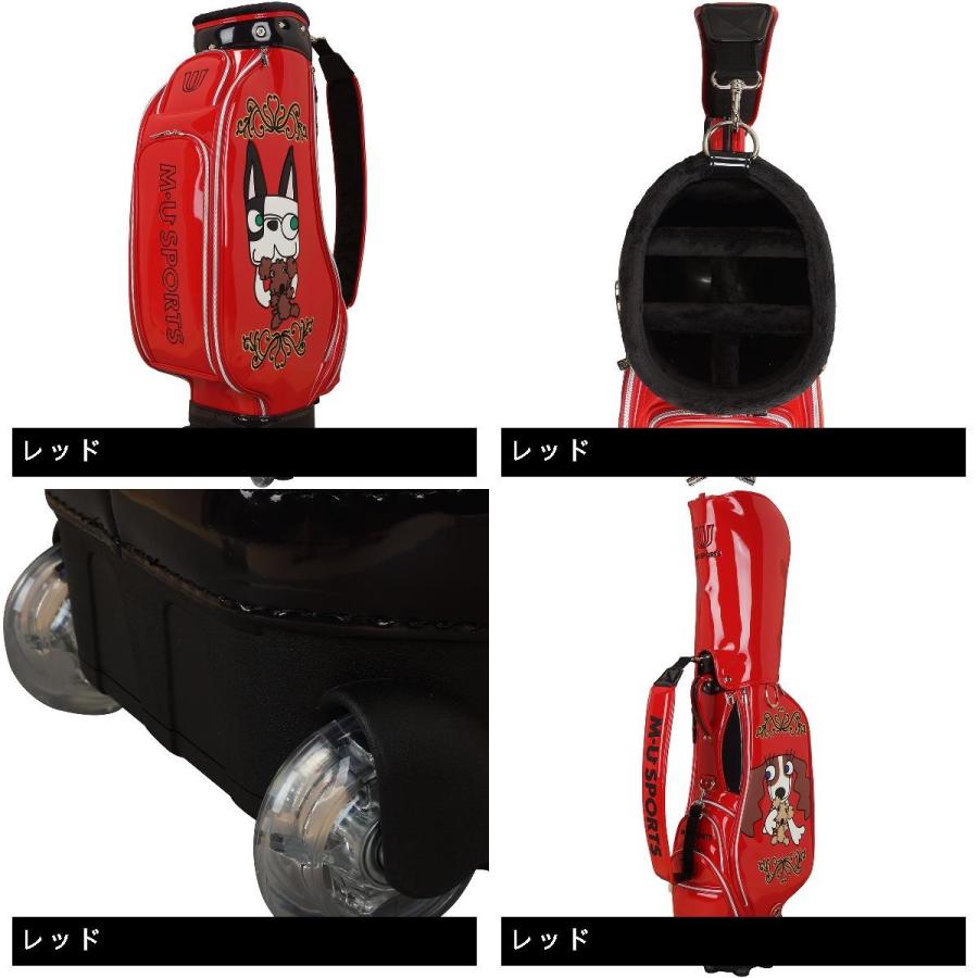 MUスポーツ M.U SPORTS キャスター付き キャディバッグ 703V1104 : GDO