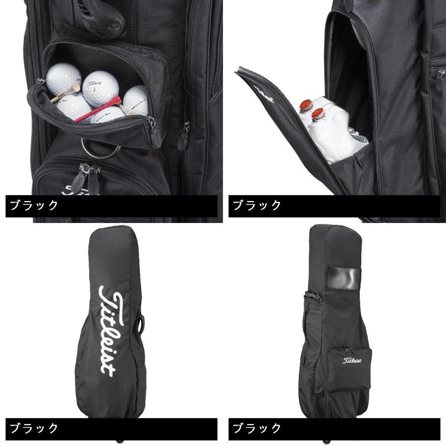 Titleist（タイトリスト） キャスター付きキャディバッグ : GDOゴルフ