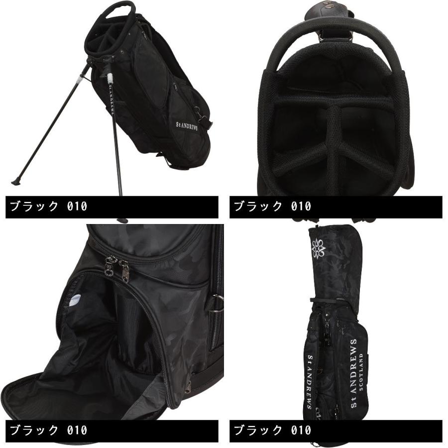 セント・アンドリュース St ANDREWS カモフラスタンドキャディバッグ
