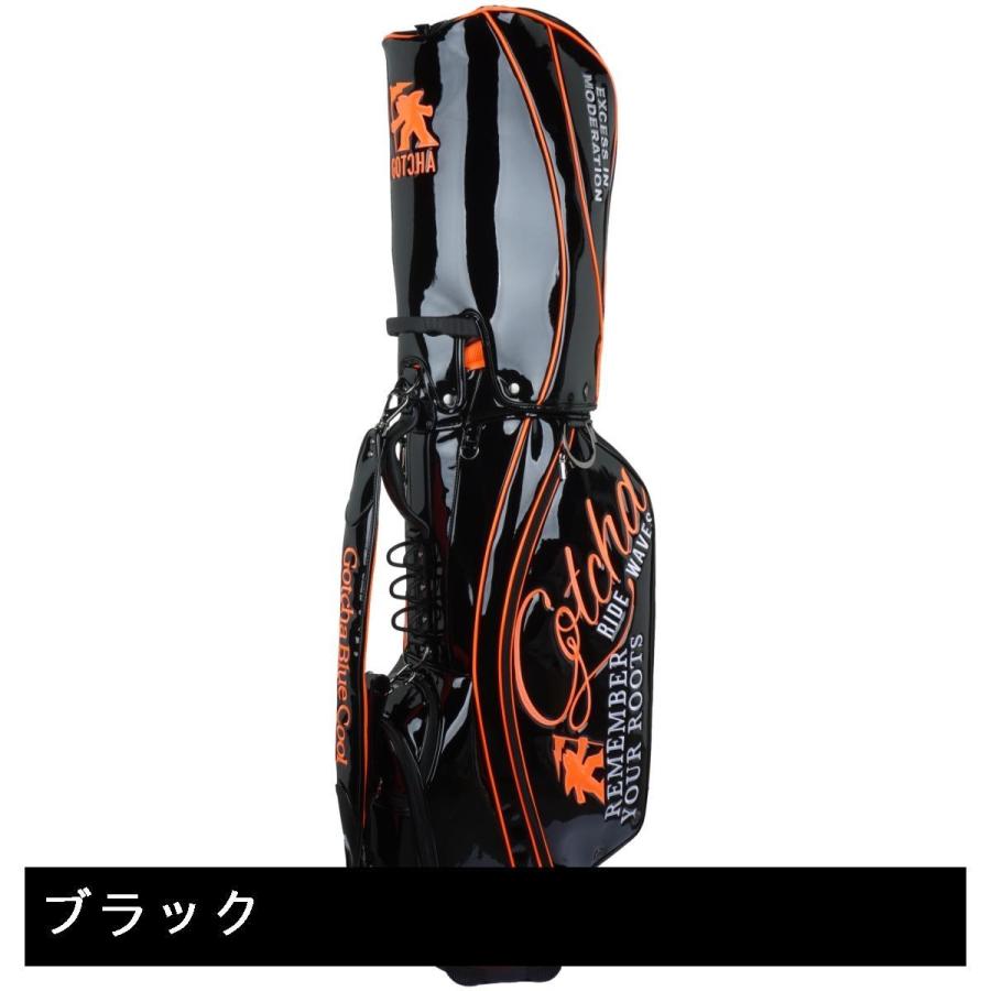 GOTCHA GOLF ガッチャゴルフ エナメルネオンキャディバッグ : GDO