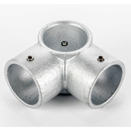 単管接続金具 4方出1ケ所貫通 Z-1-3K 溶融亜鉛メッキ ジョイント工業