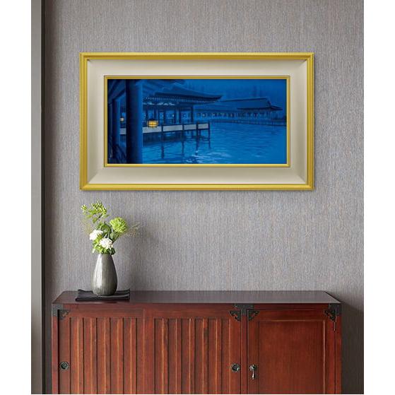 平山郁夫 「 月華厳島 」 彩美版 シルクスクリーン 手刷り 一部本泥