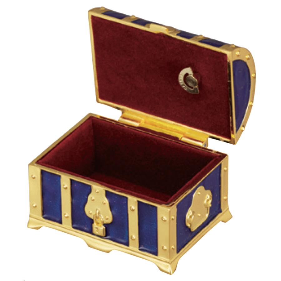 亜鉛ダイキャストオルゴール 宝箱オルゴール金 ~星に願いを~ ニデック