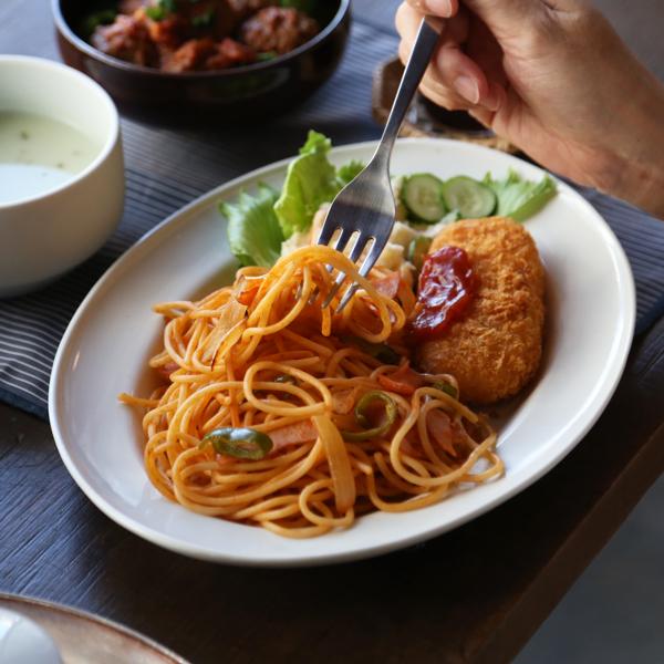 東屋 白吉 波佐見焼 お皿 楕円皿 リム皿 カレー スパゲッティ 焼き飯