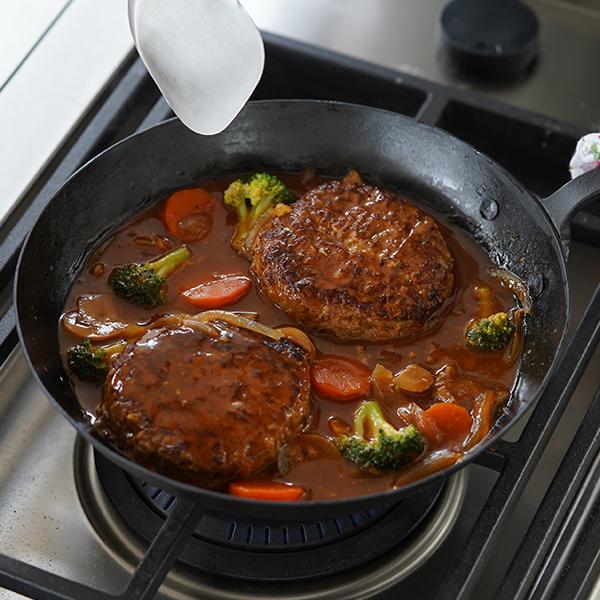 近藤製作所 ちょっと深めの鉄フライパン 22cm 鉄フライパン 板厚1.6mm