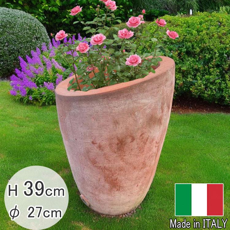 イタリア製 訳あり 送料無料 テラコッタ プランター タラント H39cm