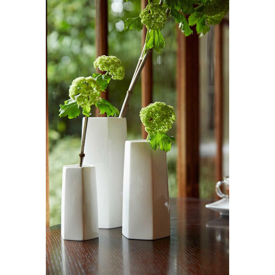 Clay（クレイ） 花瓶 陶器 和風 おしゃれ 白色 ザ・ベース タイプD 大