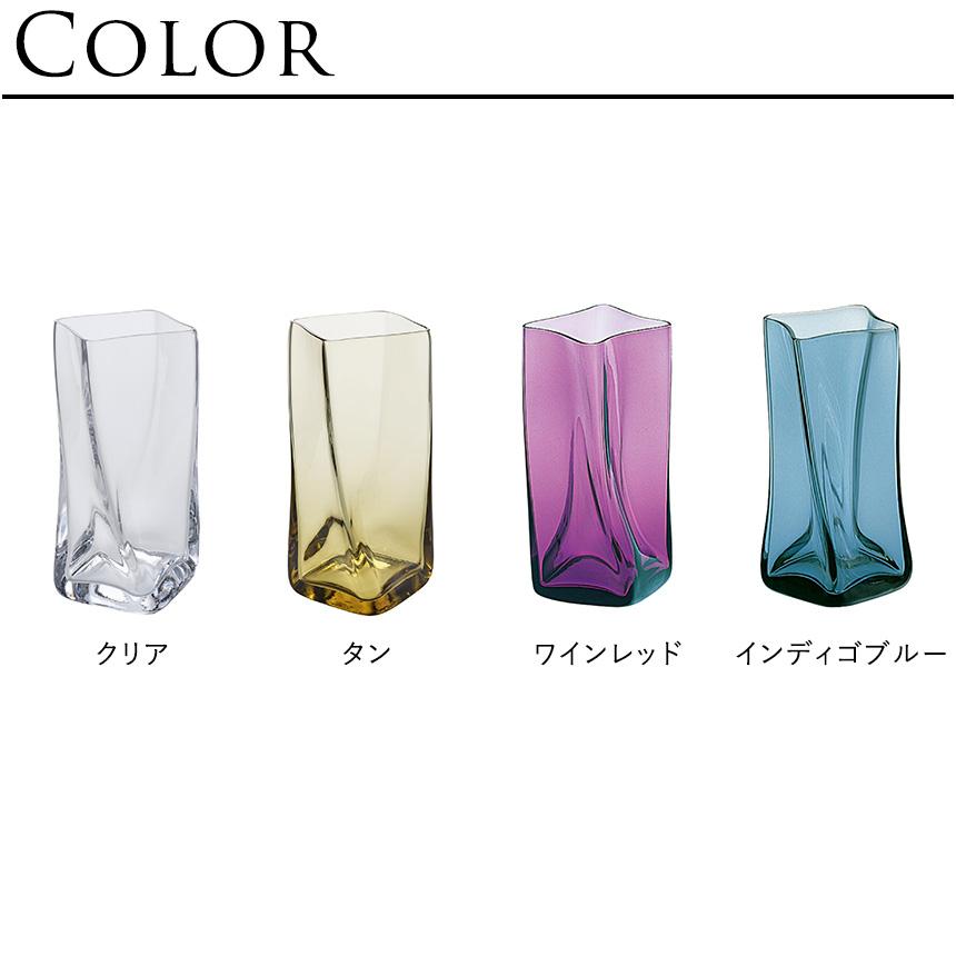 sghr（スガハラ） フラワーベース 花瓶 HELEN ヘレン 花器 四角 S 日本