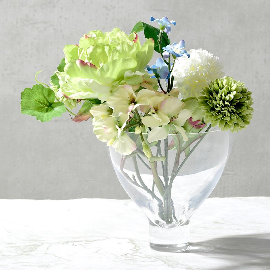 sghr（スガハラ） フラワーベース 花瓶 花瓶のふた volubilis あさがお