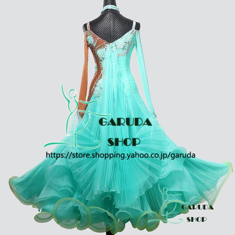 Garuda SHOP レディース社交ダンスドレス モダン競技ドレス ワルツ