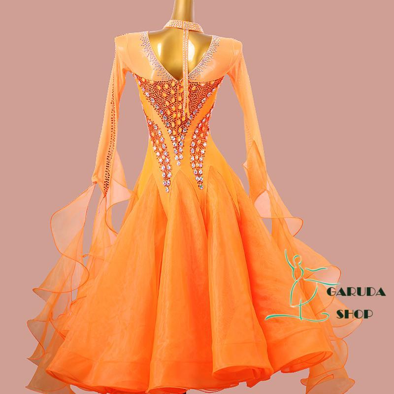 Garuda SHOP レディース社交ダンスドレス モダン競技ドレス ワルツ