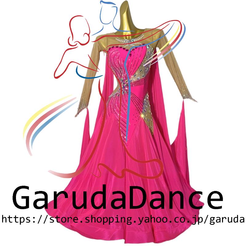 Garuda SHOP レディース社交ダンス衣装 競技ドレス ワルツドレス高級品