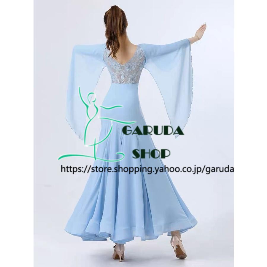 Garuda SHOP 社交ダンス衣装 レディースダンスレッスン練習ドレス
