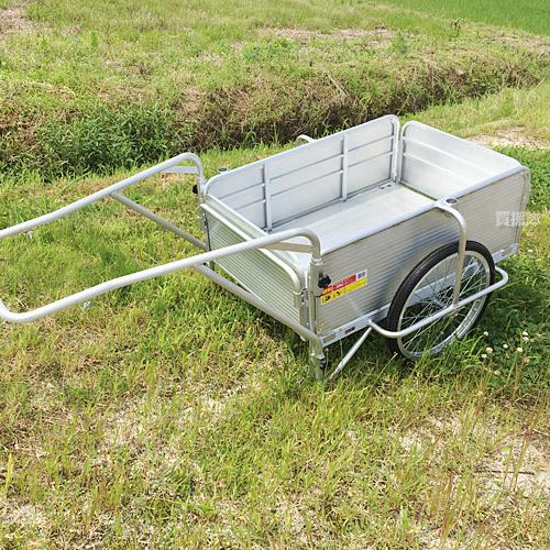 ALINCO（アルインコ） 日本製 リヤカー 折りたたみ アルミ ノーパンク