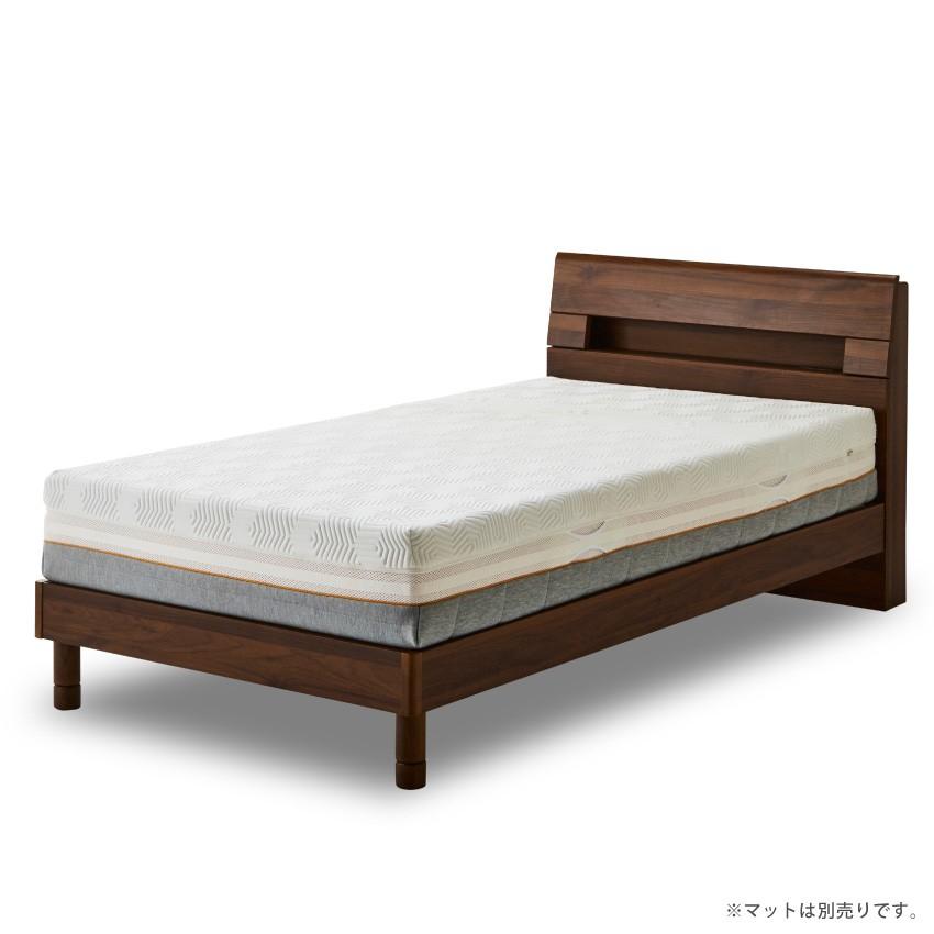 ベッド シングルサイズ おしゃれ ベッドフレーム 天然木 ナラ材 すのこ