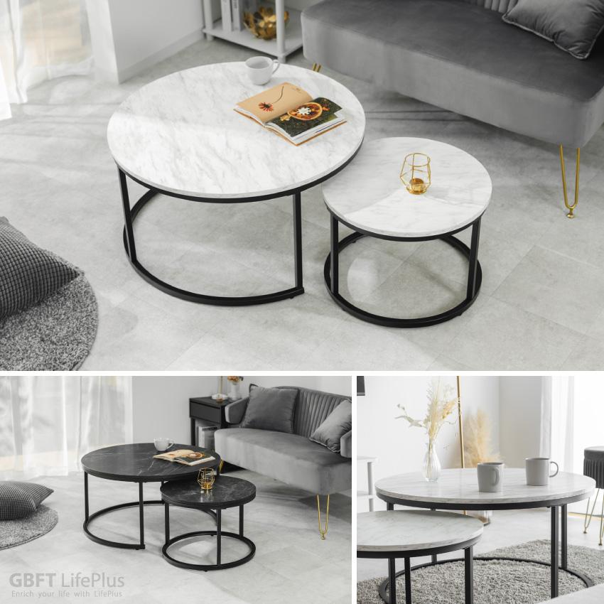 テーブル ネストテーブル センターテーブル サイドテーブル 2点セット