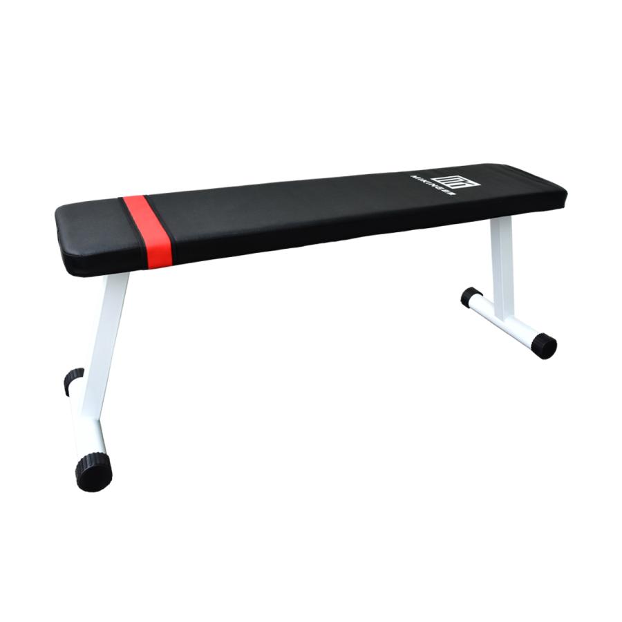 トレーニングベンチ フラットベンチ 折りたたみ 耐荷重130kg 組み立て