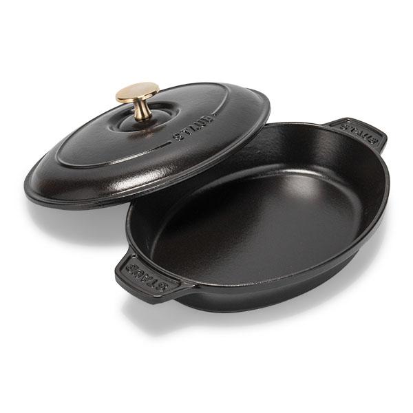 Staub（ストウブ） 【並行輸入品】 鍋 オーバル ホットプレート 23cm