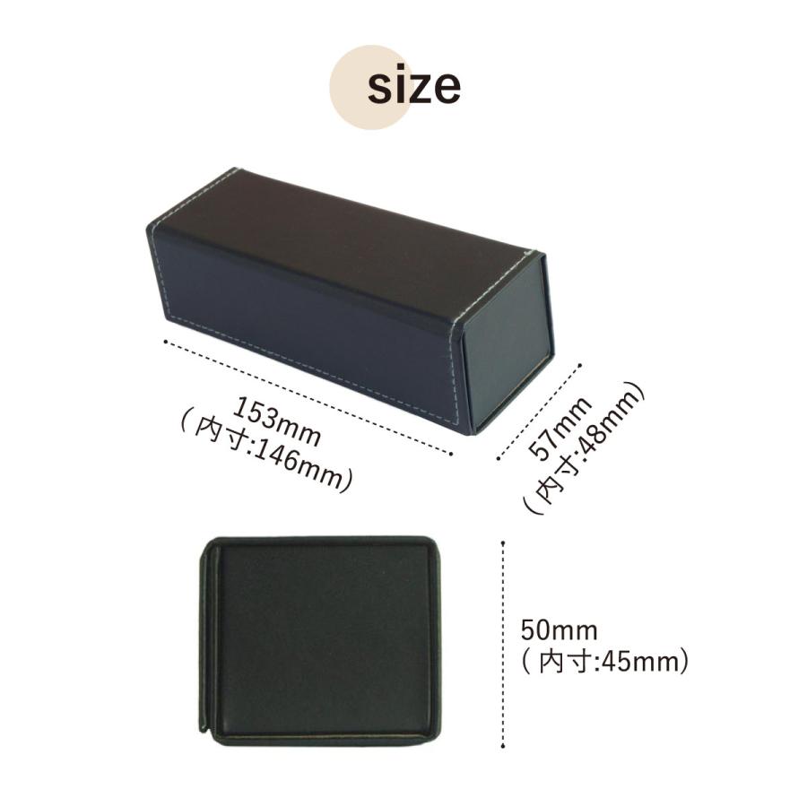 メガネケース 折りたたみ メガネ収納ケース セミハード シンプル