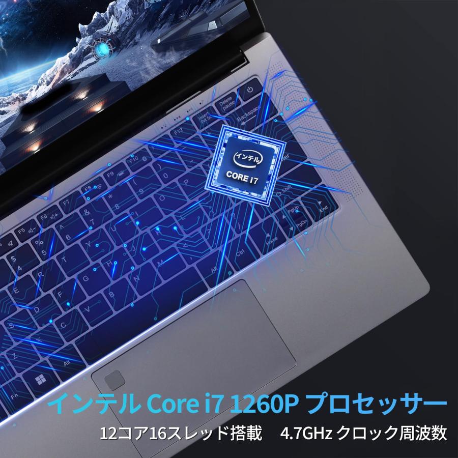 14インチCore i7 第12世代ノートパソコン 正規品/Win 11/Office 2019