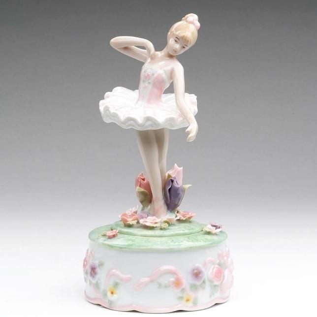 バレリーナ w/ 薔薇 ローズ オルゴール : グロリアスエンジェル代官山