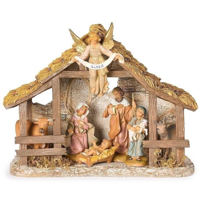 フォンタニーニ ネィティビティの置物 イエスキリストご降誕セット 馬