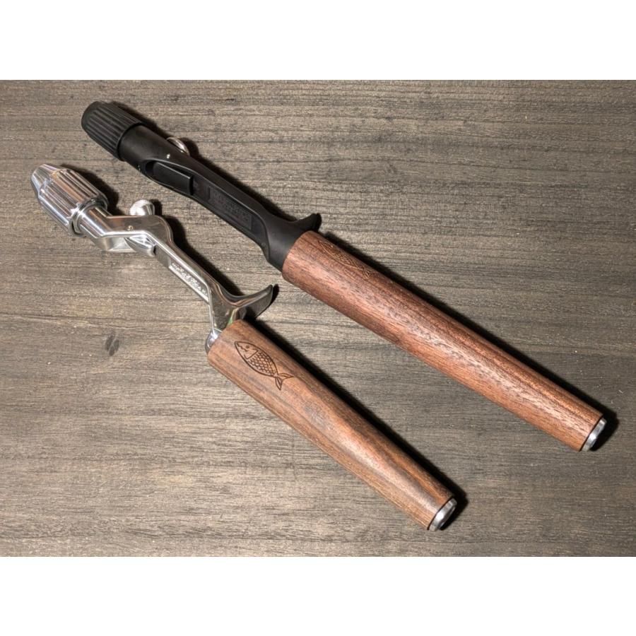 津波ルアーズ レクタロッドハンドル＋ブライトリバーグリップSET