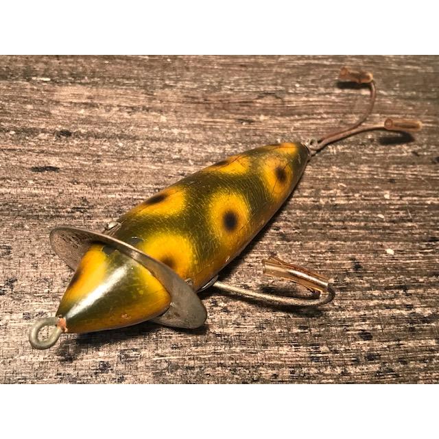 ヘドン #210サーフェス（ウッド） フロッグスポット ・中古、オールド