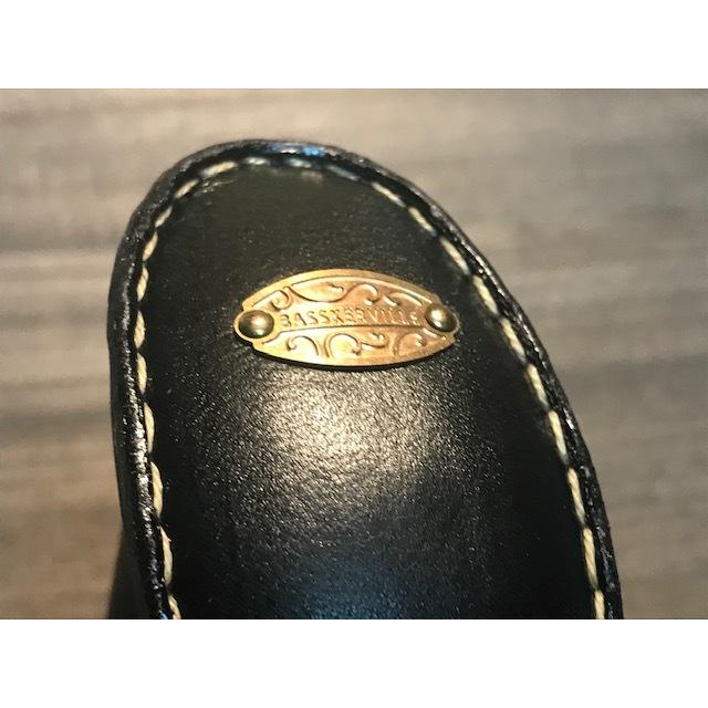 バスカヴィル ブッチャーグリップ ・本体ブラック/底部ブラック/縫い糸