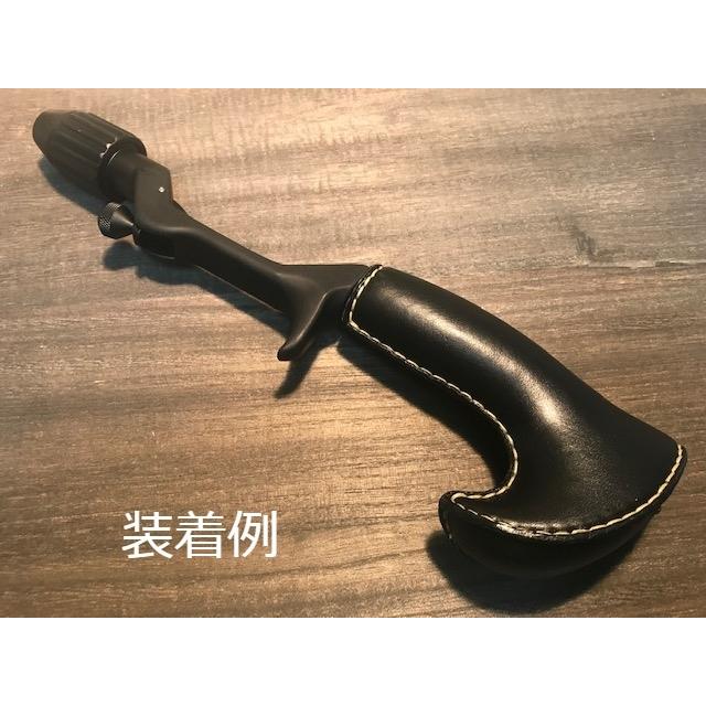 バスカヴィル ブッチャーグリップ ・本体ブラック/底部ブラック/縫い糸