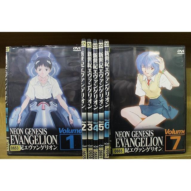 DVD 新世紀エヴァンゲリオン 旧版 全7巻 ※ケース無し発送 レンタル落ち