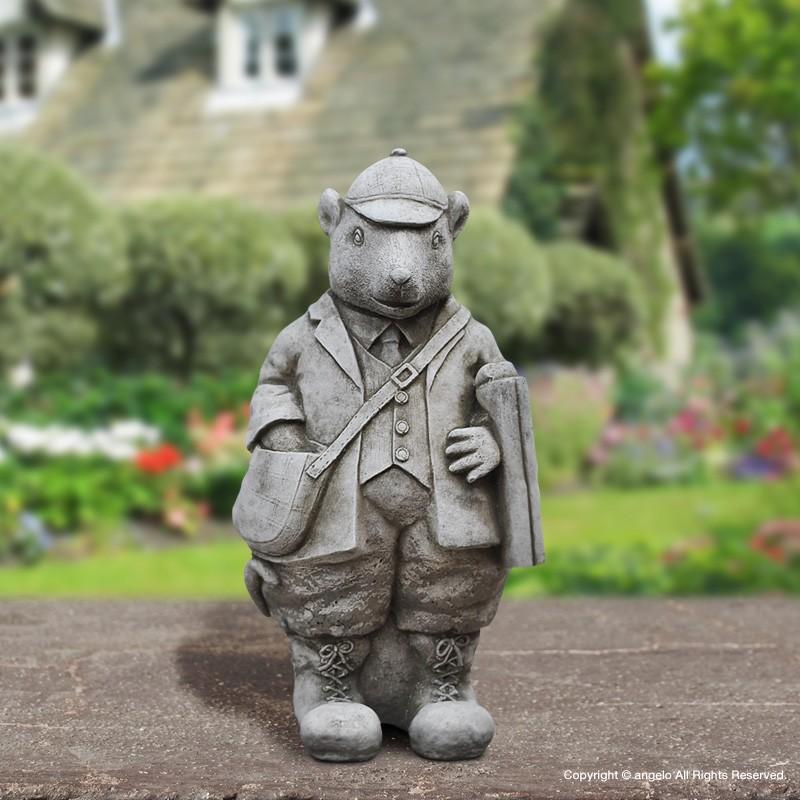 開運 英国製 ストーン 【ハンター A】ガーデニング ガーデン ねずみ