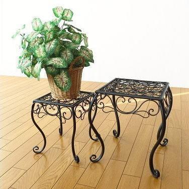 花台 フラワースタンド おしゃれ アイアン アンティーク 鉢置き台 猫脚