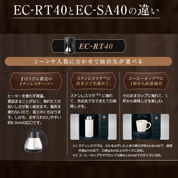 珈琲通 コーヒーメーカー 象印 全自動 EC-RT40-BA ステンレス製