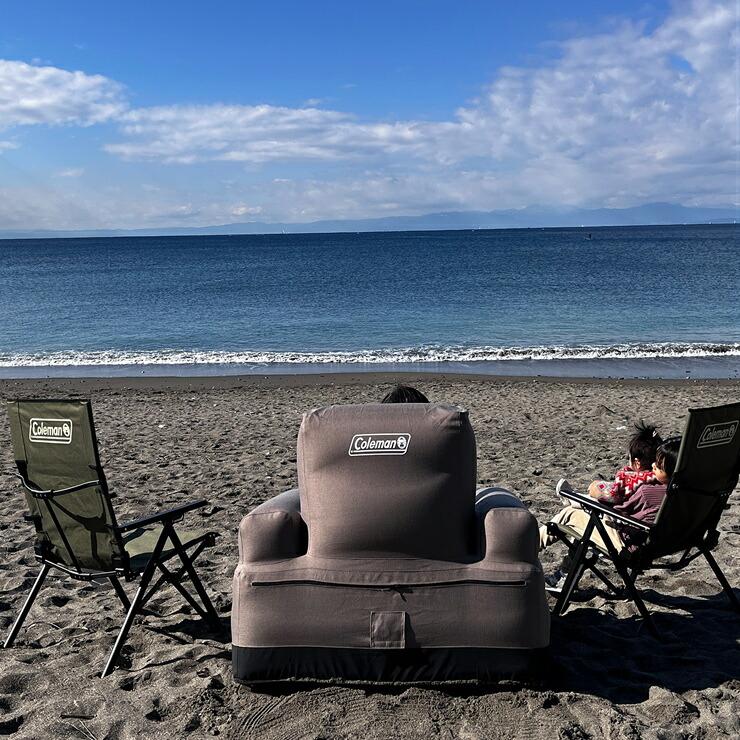 COLEMAN コールマン 正規品 エアカウチ シングル グレージュ 空気式