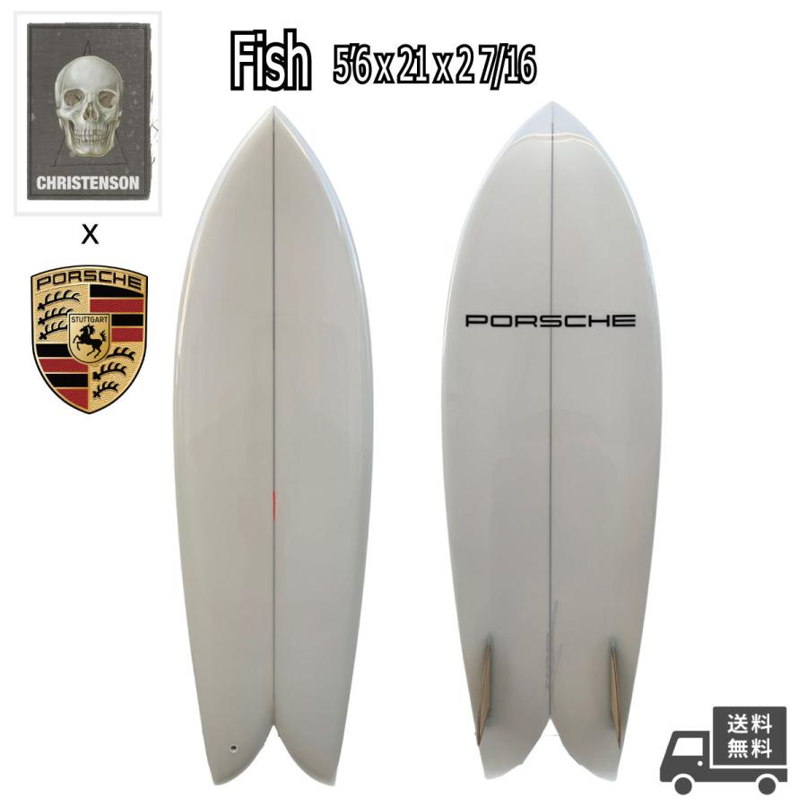 Christenson Surfboards x PORSCHE FISH 5'6 / クリステンソン