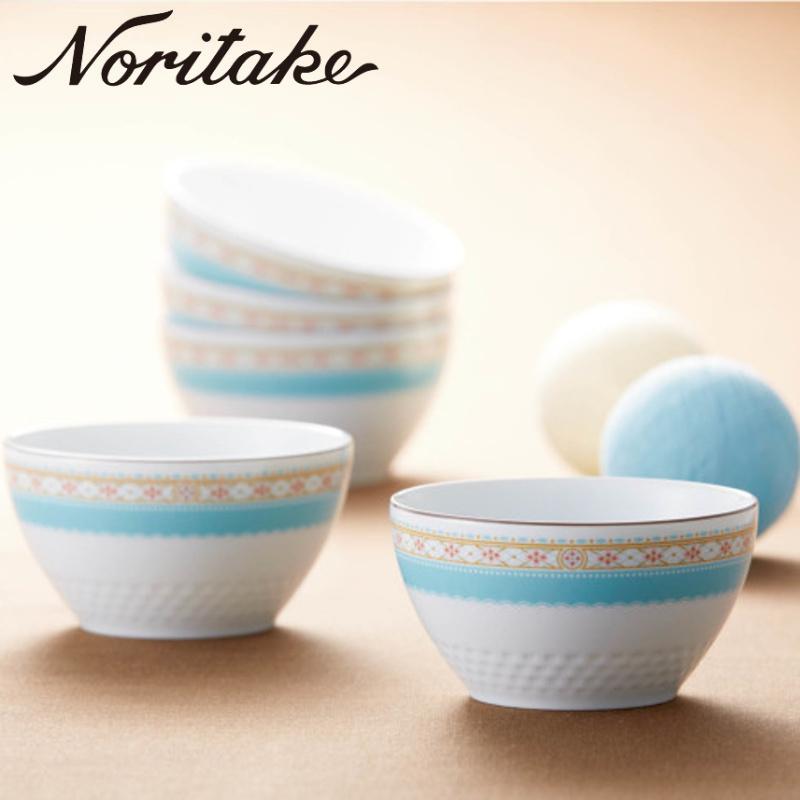 ノリタケ ノリタケ(Noritake)HUMMING BLUE ハミングブルー 11cmボウル5