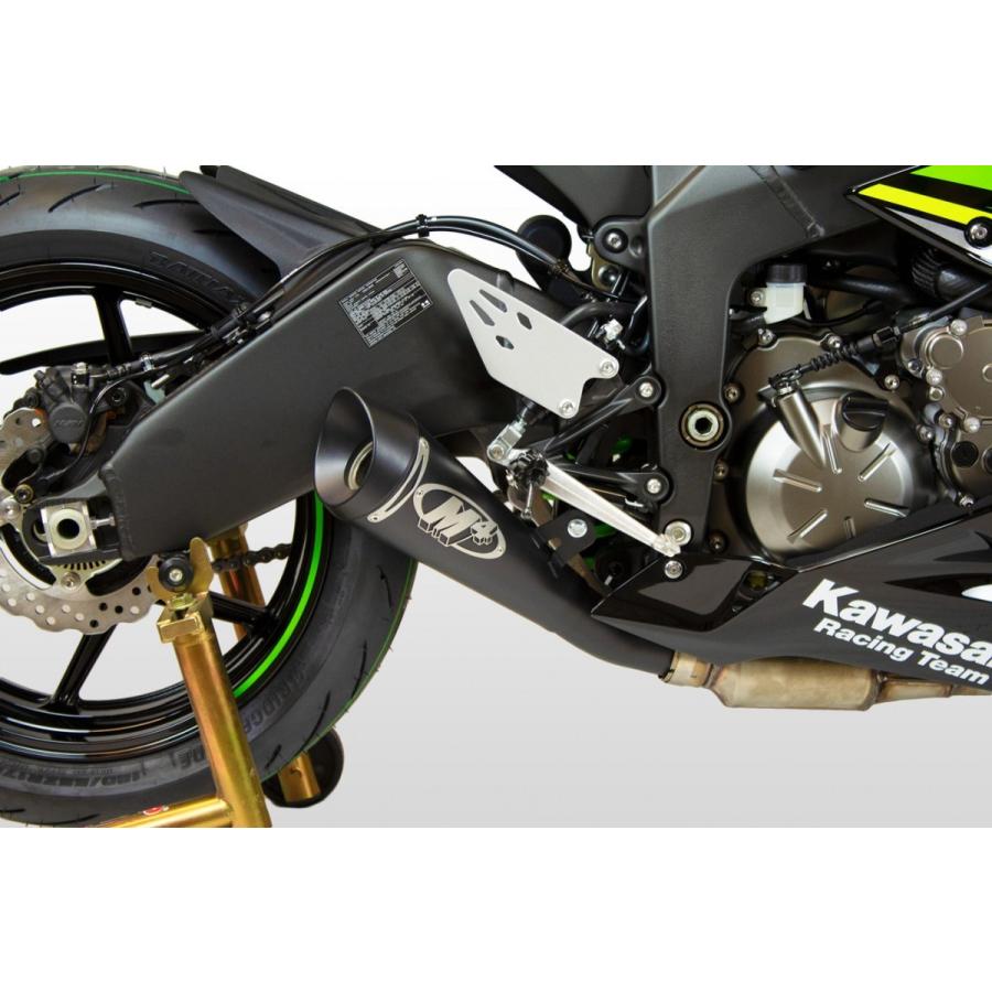 M4 Exhaust ZX-6R 2009-2026 スリップオン GP19 ブラック KA6922-GP19