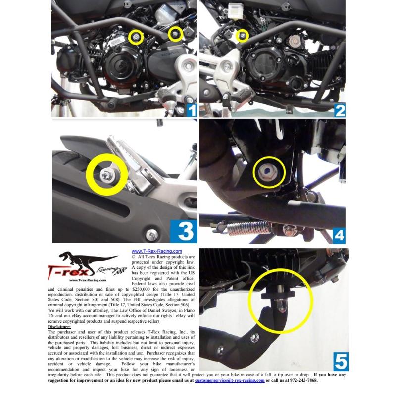 T-Rex Racing Grom 2021-2025 エンジンガード アドベンチャー N48-21EG