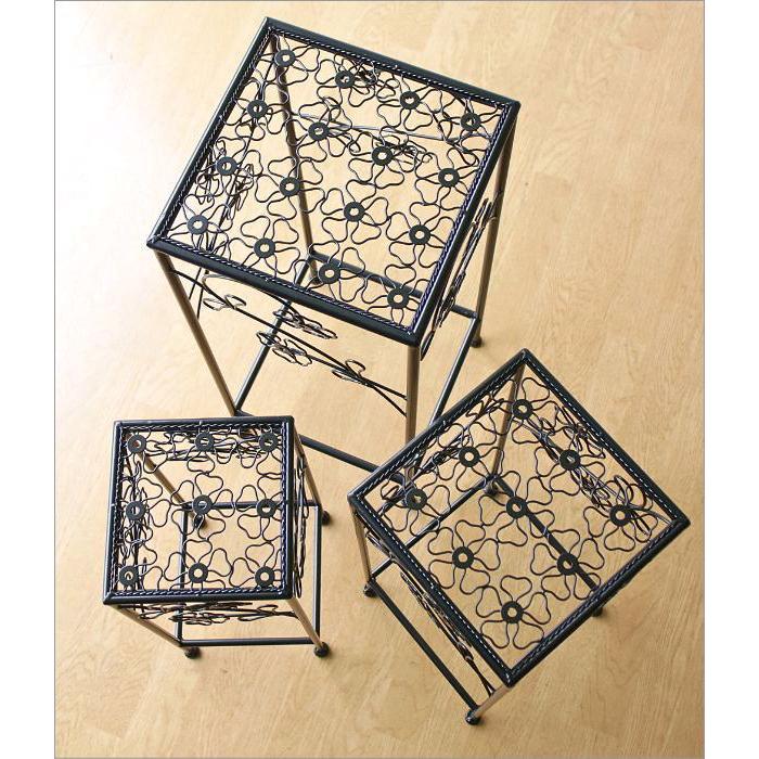 花台 フラワースタンド アイアン セット アンティーク おしゃれ