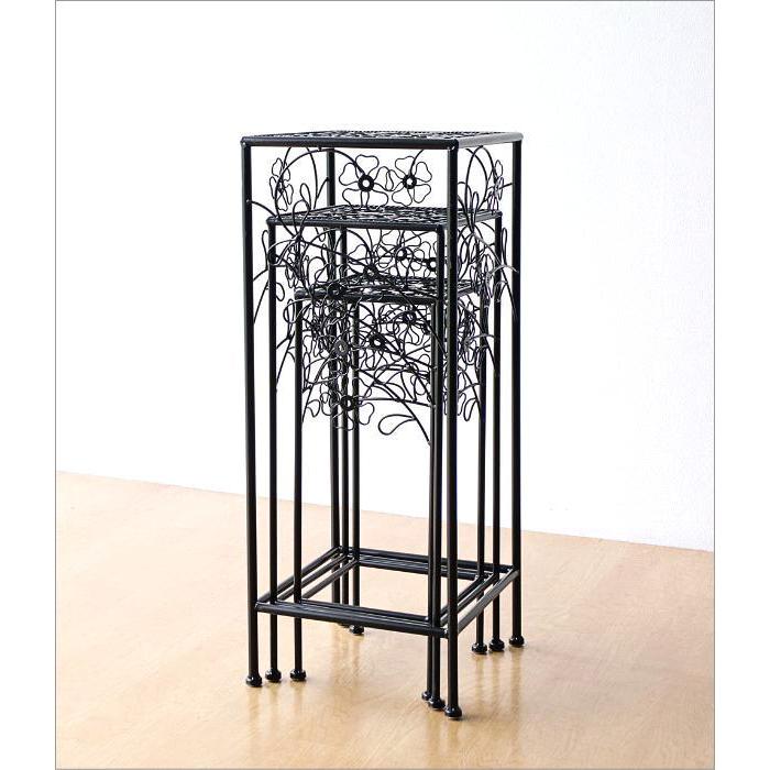 花台 フラワースタンド アイアン セット アンティーク おしゃれ