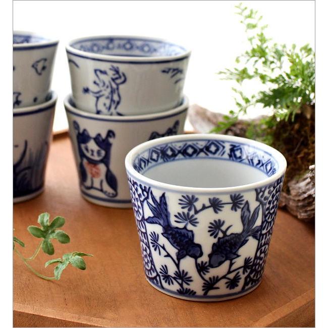 蕎麦猪口 5個セット フリーカップ そばちょこ セット 磁器 陶器 蕎麦