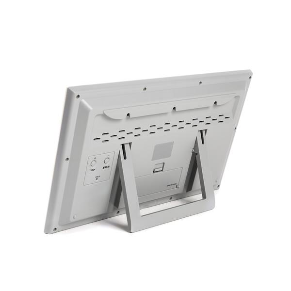 ノア精密 掛け時計 電波時計 温度計 湿度 置き時計 大型 兼用