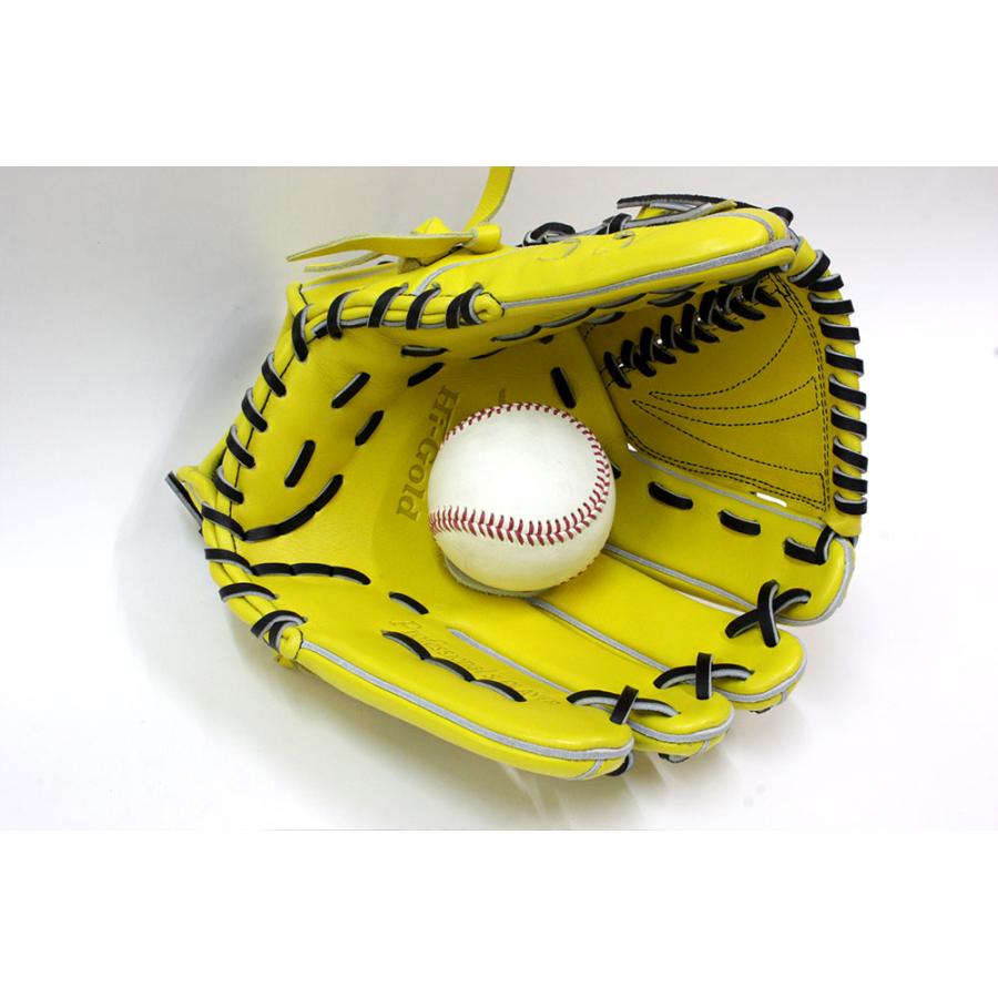 己極 ハイゴールド グローブ 軟式用 OKG-7101 SRレモンイエロー 投手用