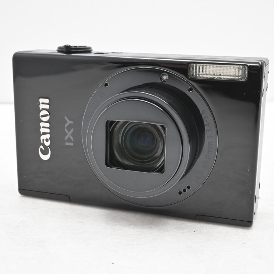 極上品Canon デジタルカメラ IXY 1 ブラック 光学12倍ズーム Wi-Fi対応