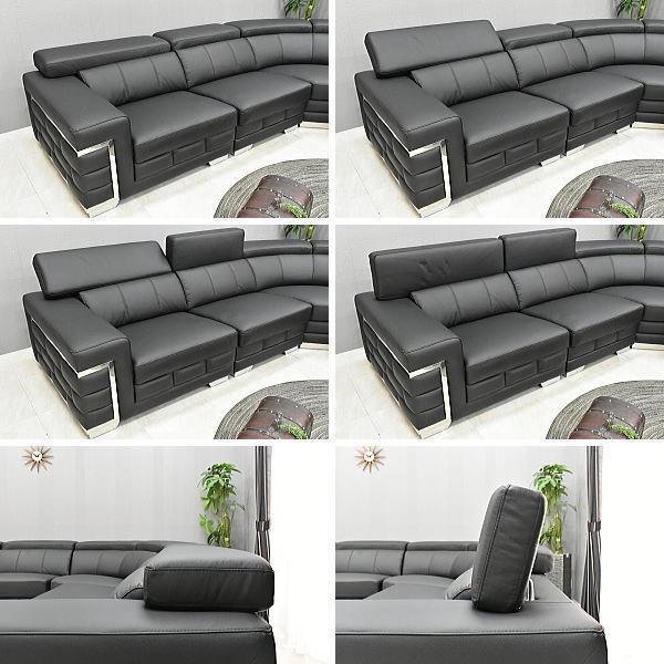 ソファ ソファー コーナーソファ 開梱設置付 イタリアンレザー 大型